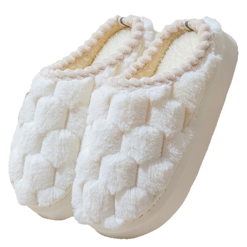 Women's Indoor Non-slip Thick Bottom Warm Cotton Slippers