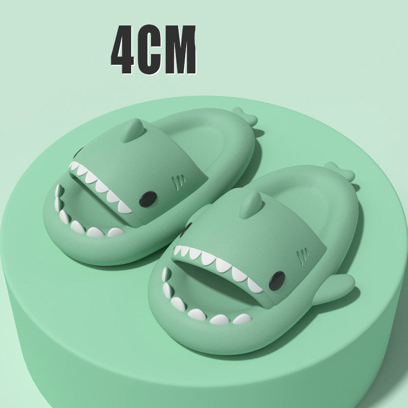 Indoor &Outdoor Funny Shark Cartoon Adult Slippers