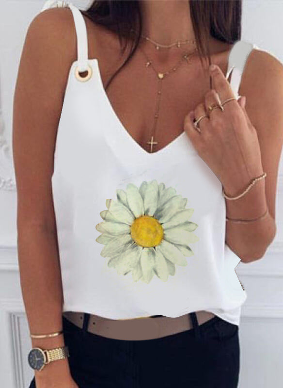 Pineapple print vest
