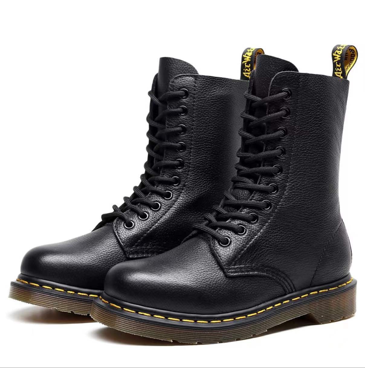 Pentagram Cross Straps Side Zipper Thick-soled Boots