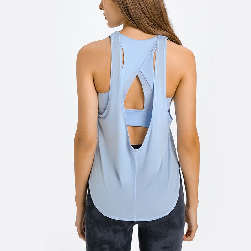 Women's Lightweight Yoga Tank Top with Removable Padding