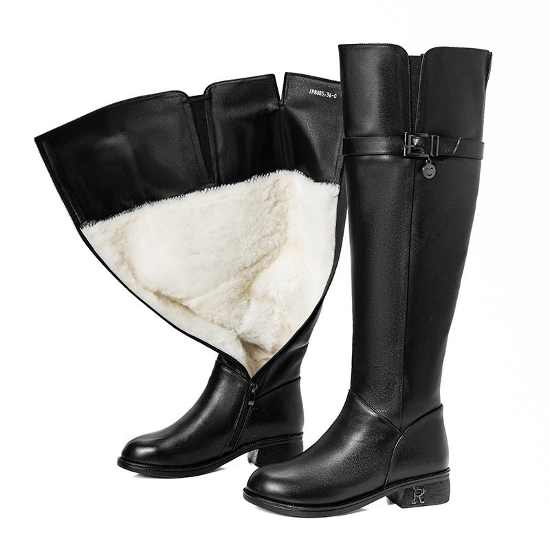 Over The Knee Women Winter New Thickened Warm Boots