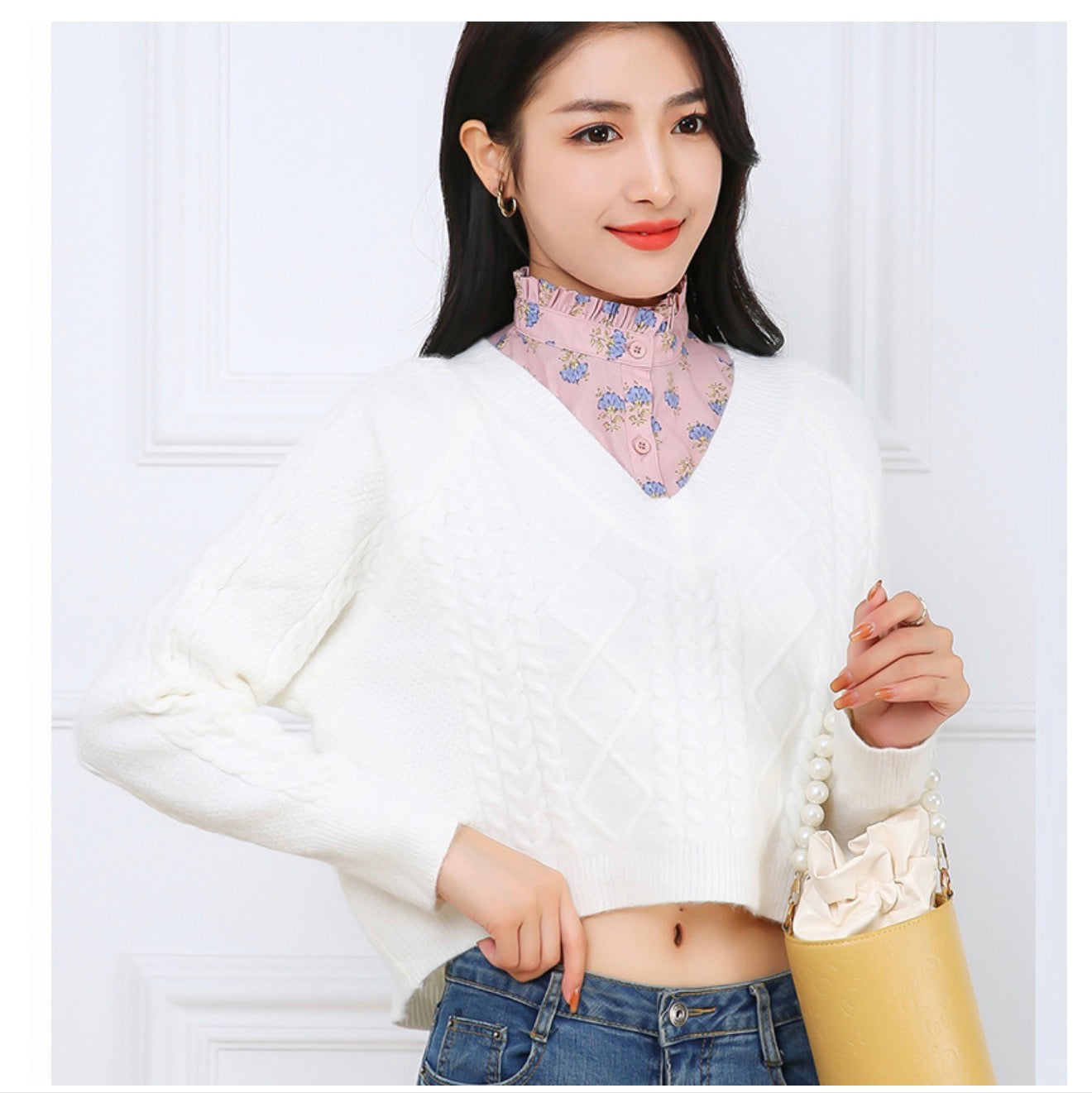Versatile Women's Faux Collar for Shirts and Sweaters