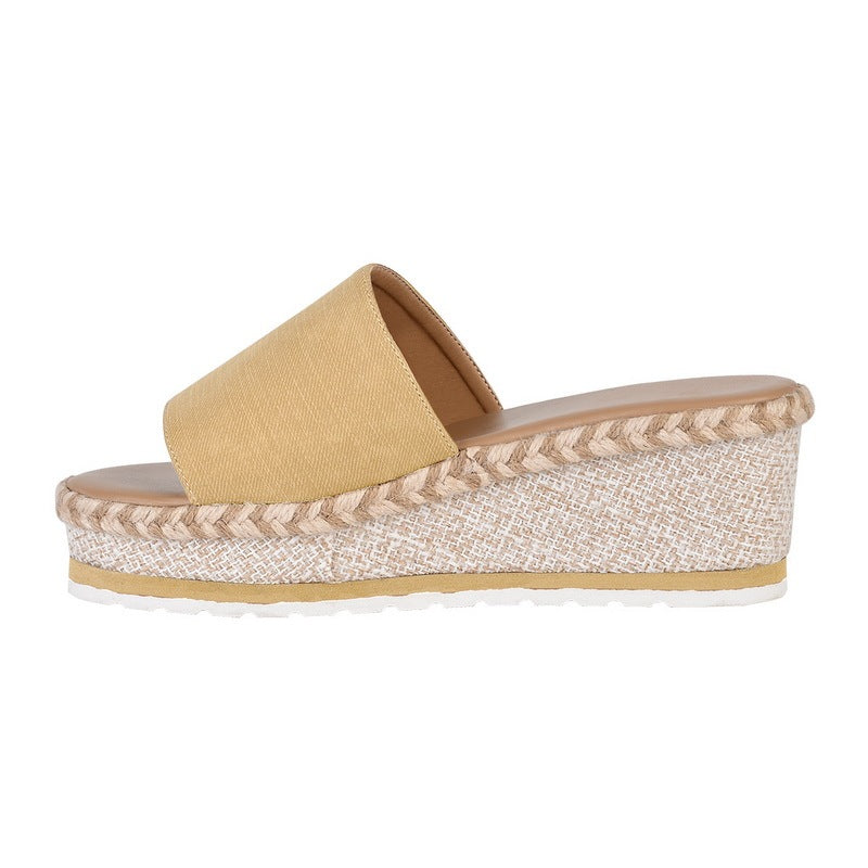 Platform sandals wedge fashion heels