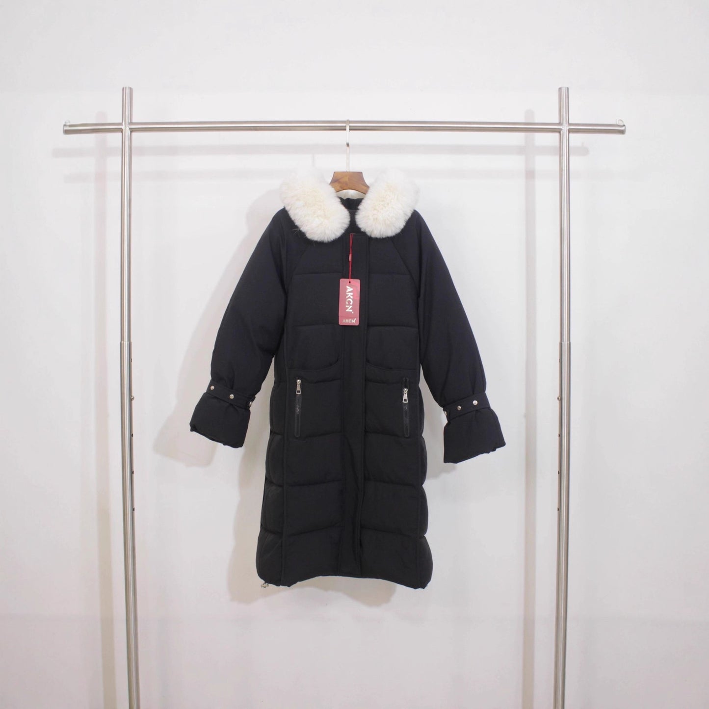 Thick Down Women Loose fur winter Jacket