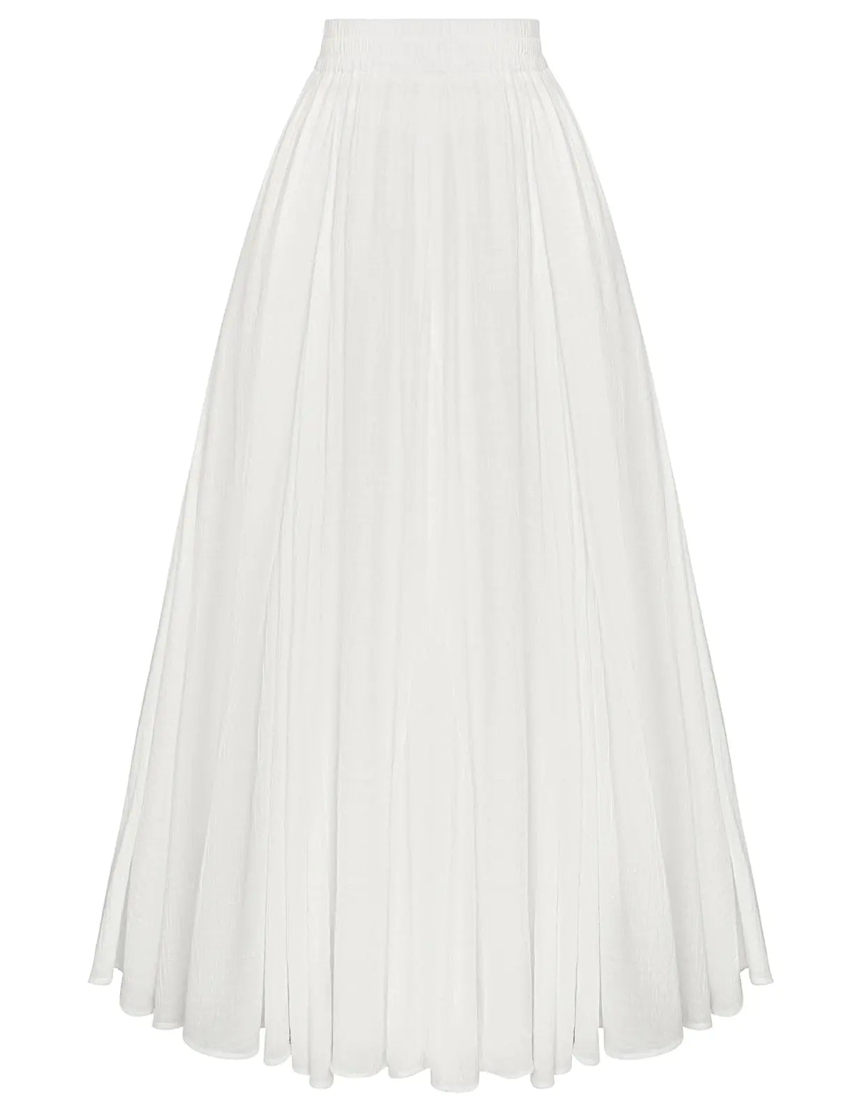 Scarlet Darkness Women Casual Maxi Skirt. Flowy Bohemian Renaissance Long Skirts