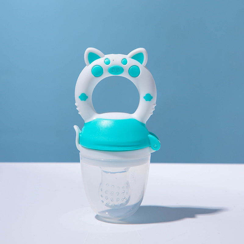 Baby Fruit And Vegetable Complementary Food Teether Bite. Silicone Fruit And Vegetable Le Pacifier
