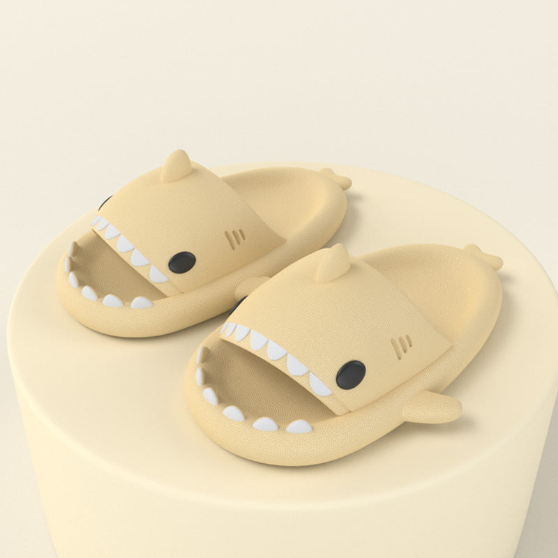 Indoor &Outdoor Funny Shark Cartoon Adult Slippers
