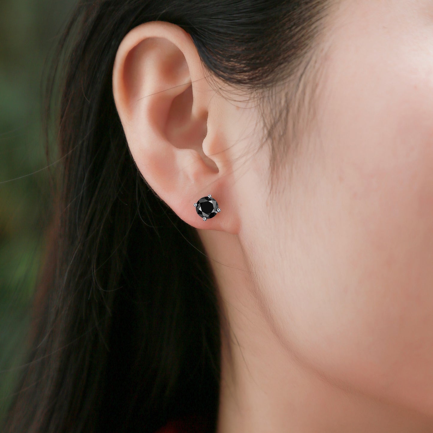 Pure Love Luxury Fashion Diamond Earrings. Stud Set Mosan Diamond Silver Jewelry