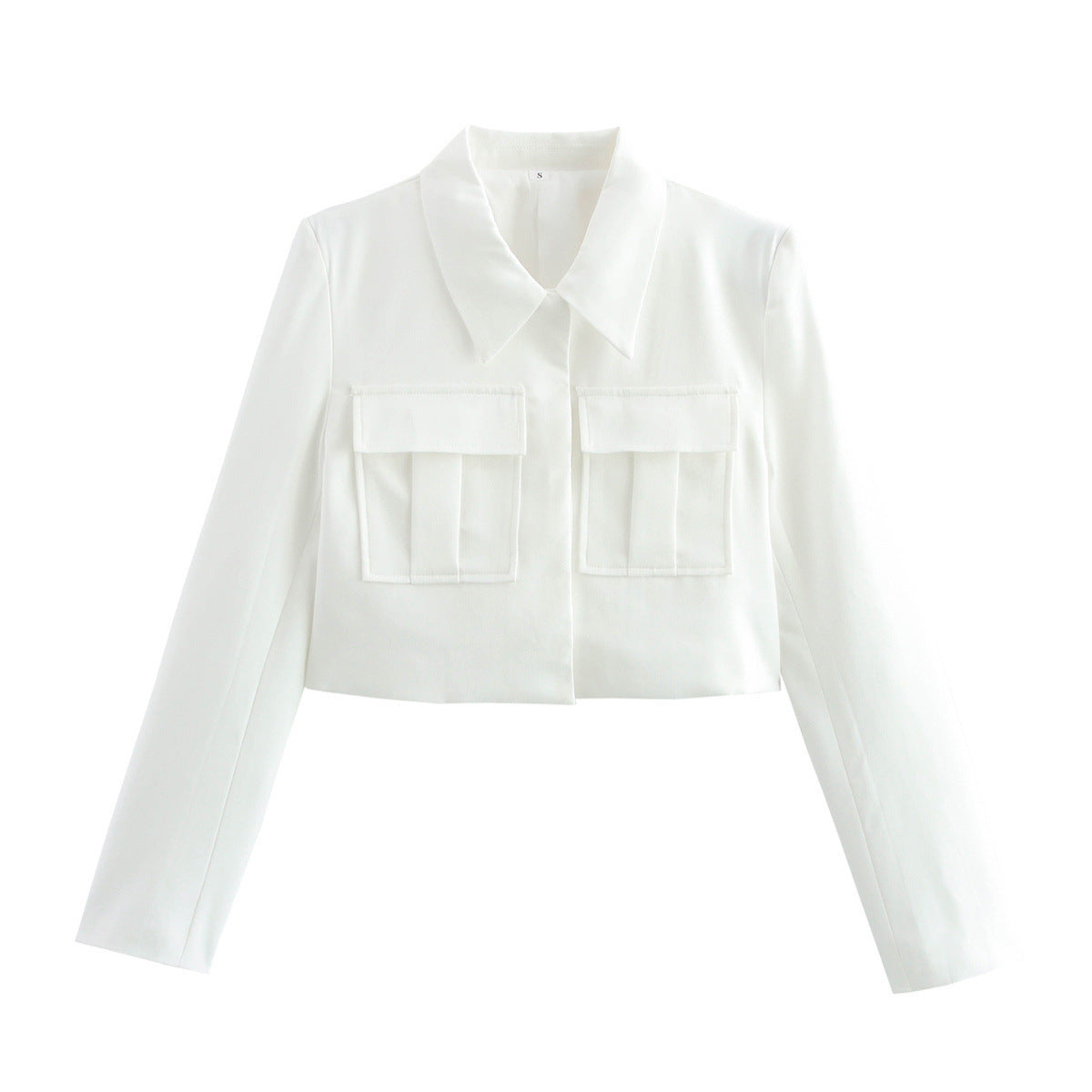 Double Pocket Coat Top Pants Suit Women