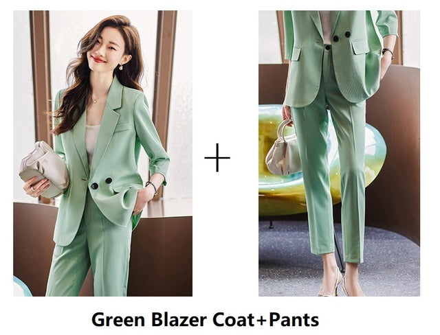 Women's Professional Business Suit for Spring & Summer