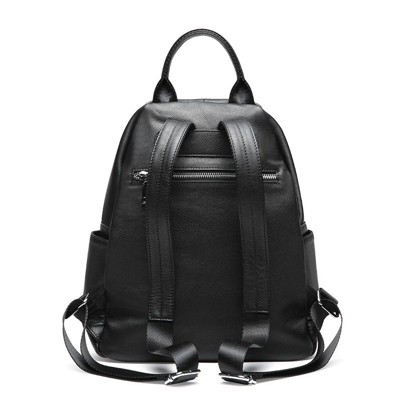 Backpack Leather Travel Handbags. Tide Ins Wild Top Layer Cowhide