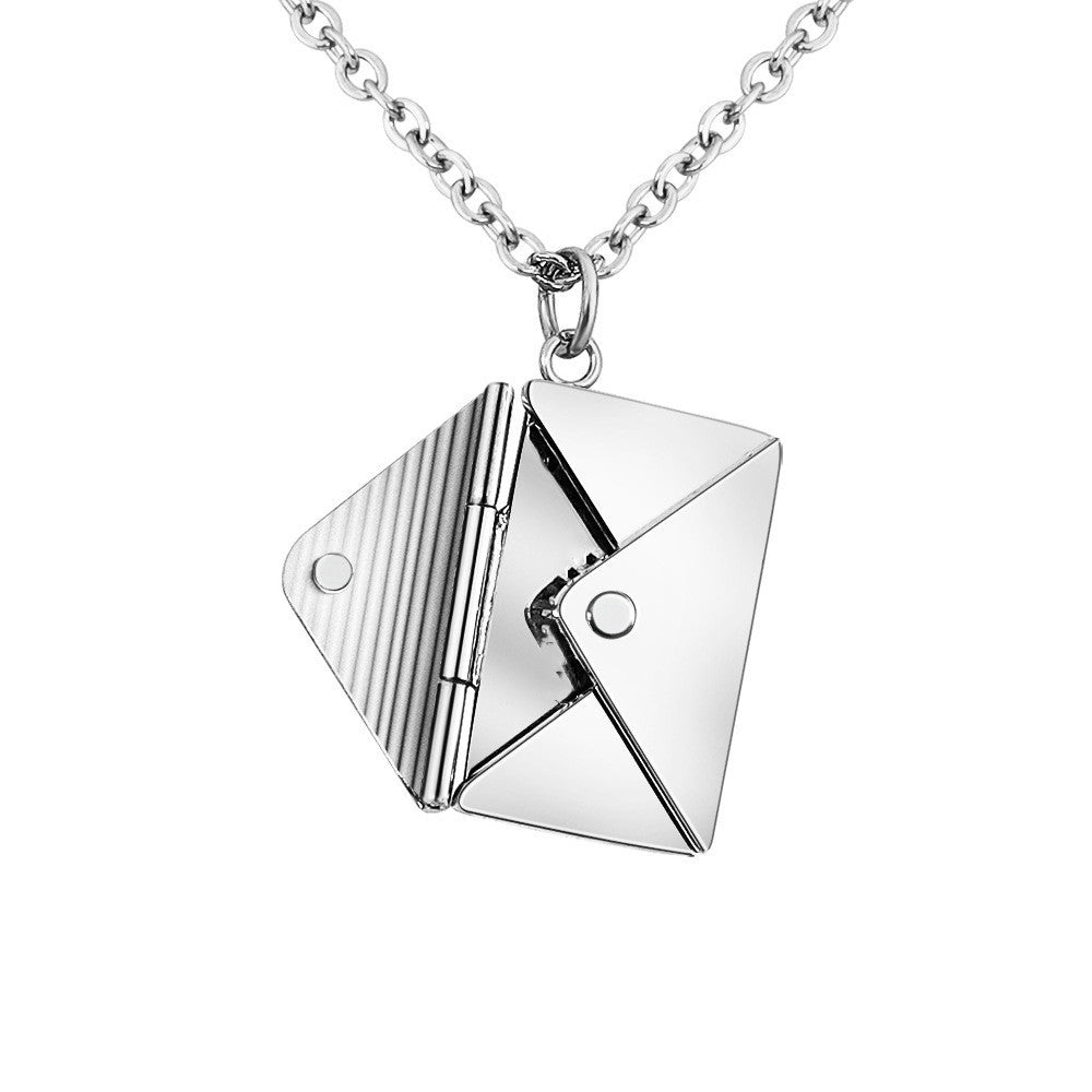 Envelop Love Letter Pendant Necklace