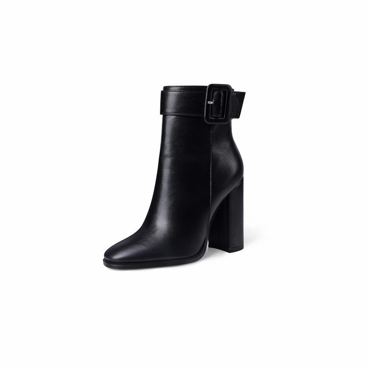 Thick Heel Short Women Fashion Boots