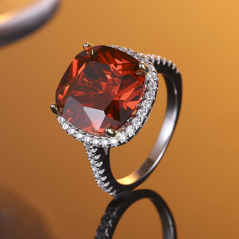 Original S925 Sterling Silver Ring 125 Carat High Carbon Diamond Padma