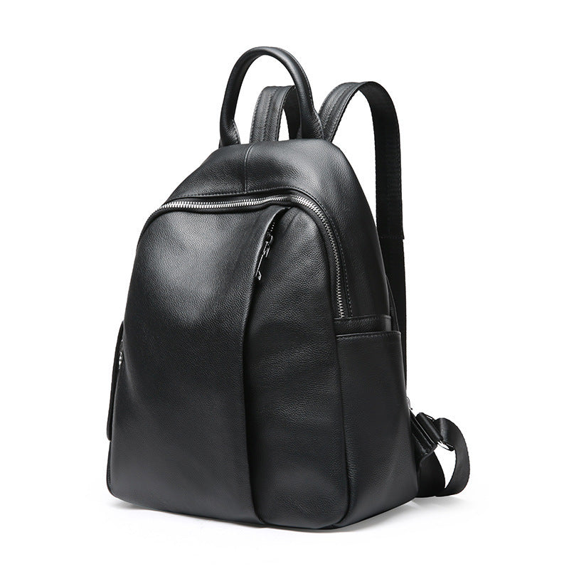 Backpack Leather Travel Handbags. Tide Ins Wild Top Layer Cowhide