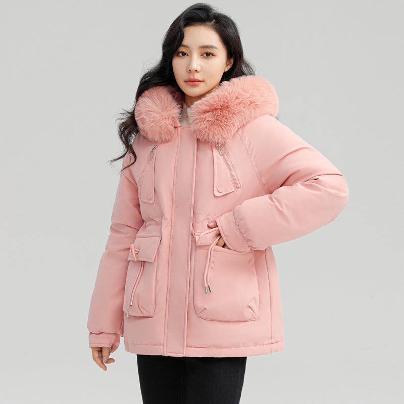 Horn Button Parka, Women's Loose Coat Jacket