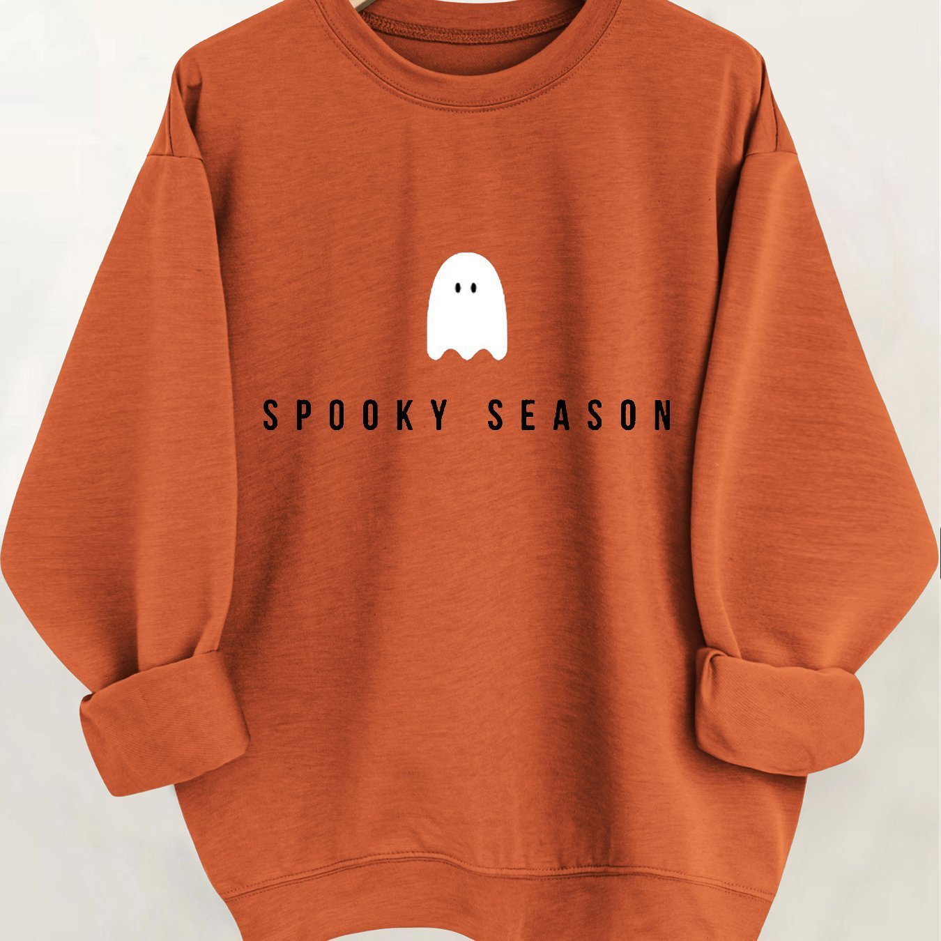 Spooky Season Halloween Graphic Sweatshirt - Women's Casual