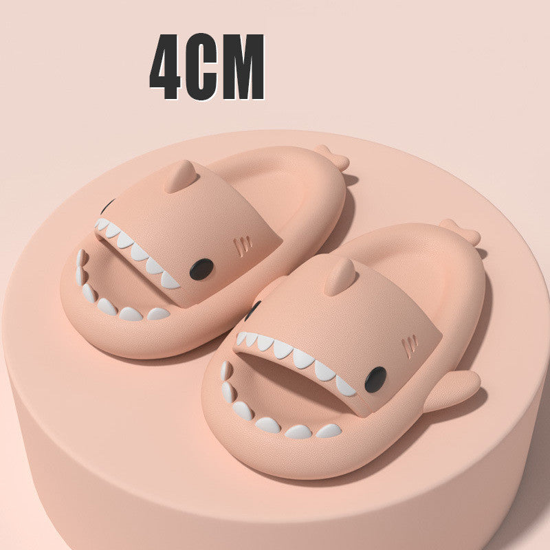 Indoor &Outdoor Funny Shark Cartoon Adult Slippers