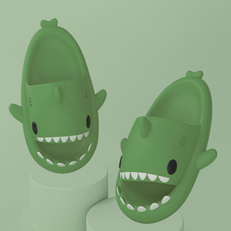Indoor &Outdoor Funny Shark Cartoon Adult Slippers
