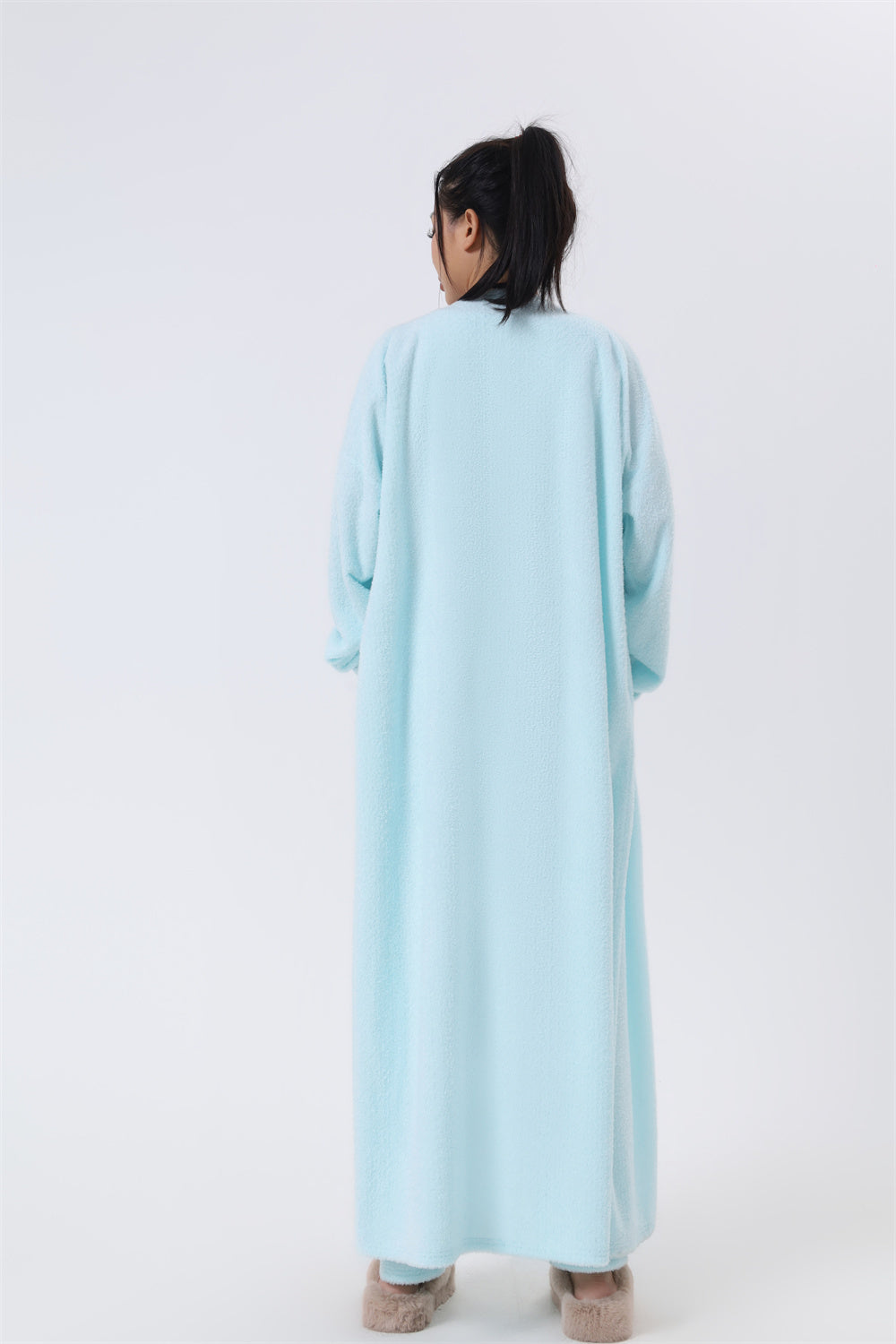 3 Piece Cozy Warm Pajama Lounge Set, Winter Dress