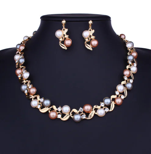 All-Match Necklace and Earrings Jewelry Set for Women