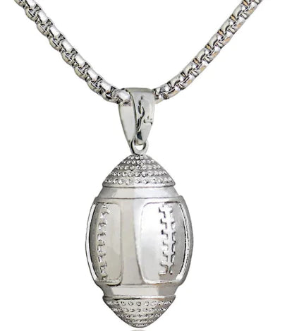 Basketball Pendant Stainless Steel Necklace Jewelry
