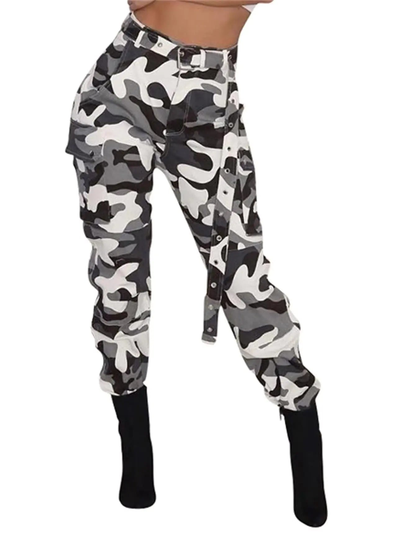 Camo Cargo Pants for Women. Camouflage Camoflash Active Jogger Sweatpants y2k