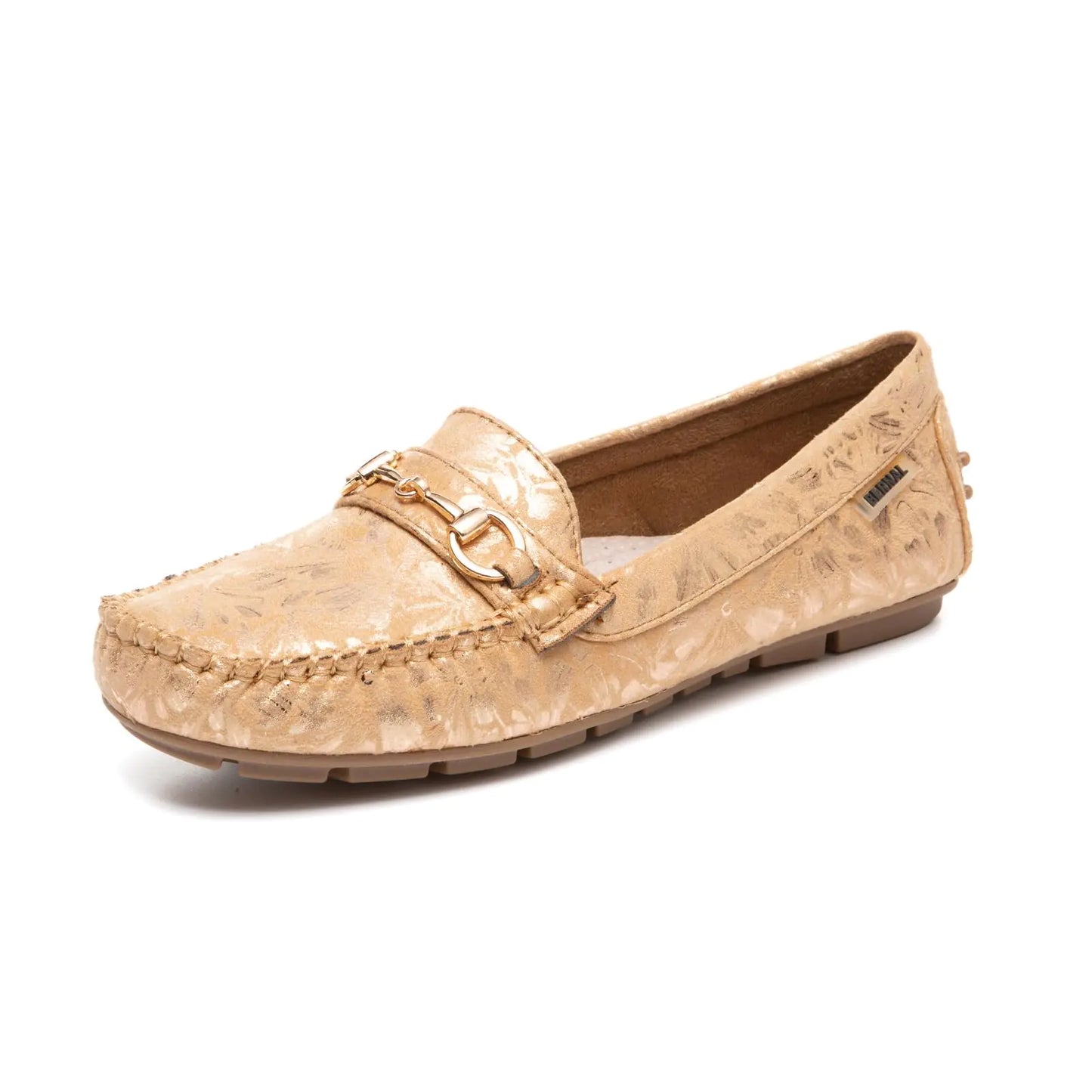 Loafers for Women with Buckle or Tassels. Casual Lightweight Non Slip Walking pumps, Slip On Flat Work Shoes (Almond 10)