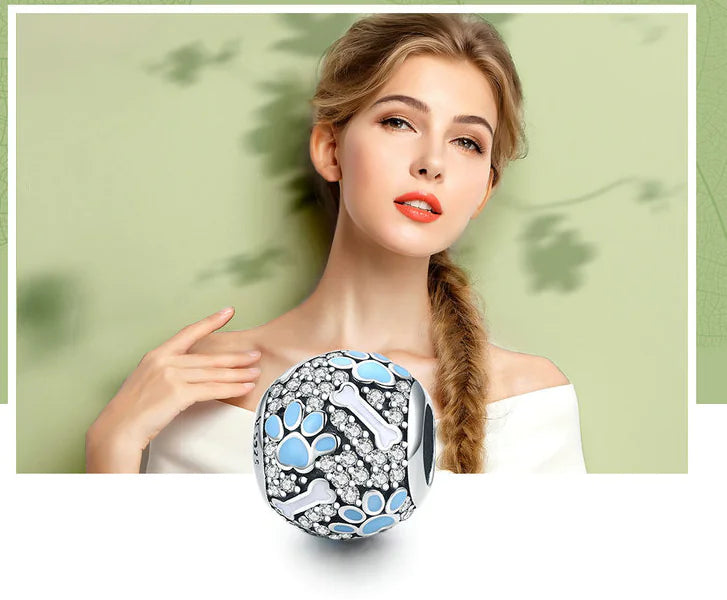 Cute Pet Charm Pendant for Women, S925 Jewelry
