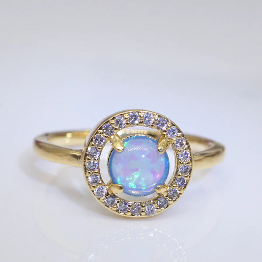 Couple's Gemstone Ring - Stylish Jewelry Accessory