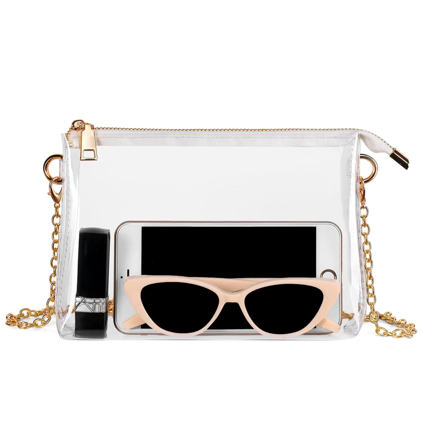 Clear Purses for Women. Stadium Clear Crossbody Bag, Small Clear Purse for Concert Outfit