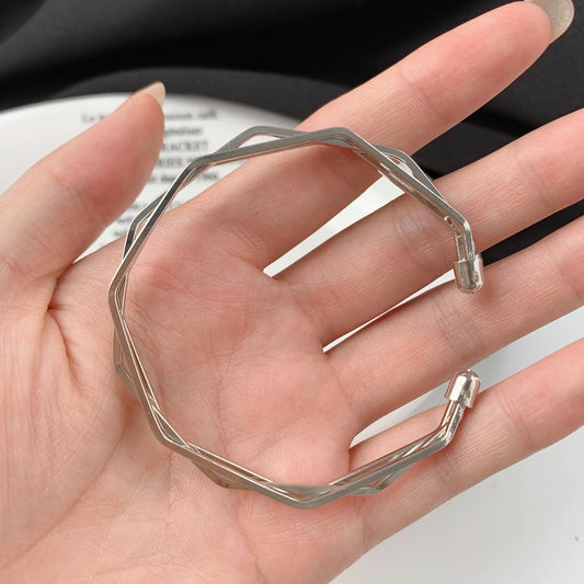 Trendy Geometric Bracelet with Unique Personality