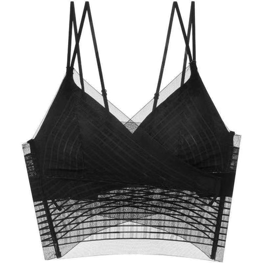 Summer Camouflage Cut Top Lace Print Women's Tank Top