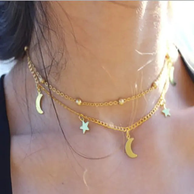 Boho Long Necklace for Women - Unique Party Jewelry