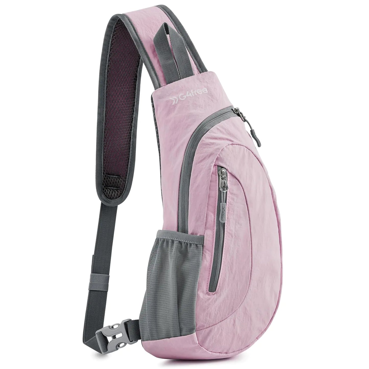 Sling Bags for Men and Women. Shoulder Small Crossbody Chest Sling Backpack (Pink)