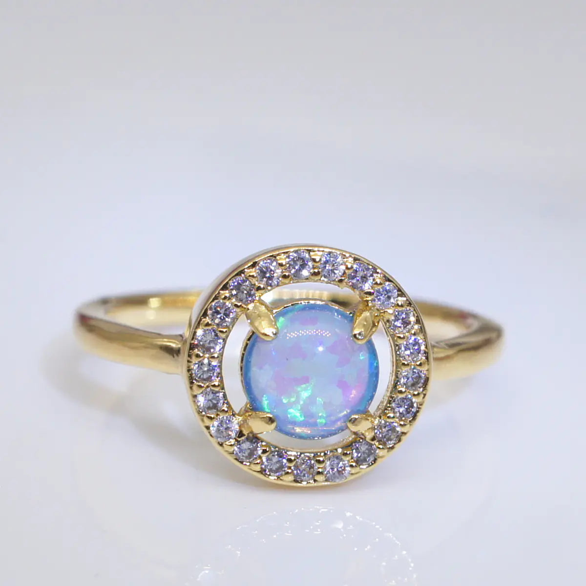 Couple's Gemstone Ring - Stylish Jewelry Accessory