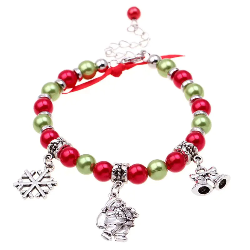 Christmas Jewelry Set: Earrings and Necklace