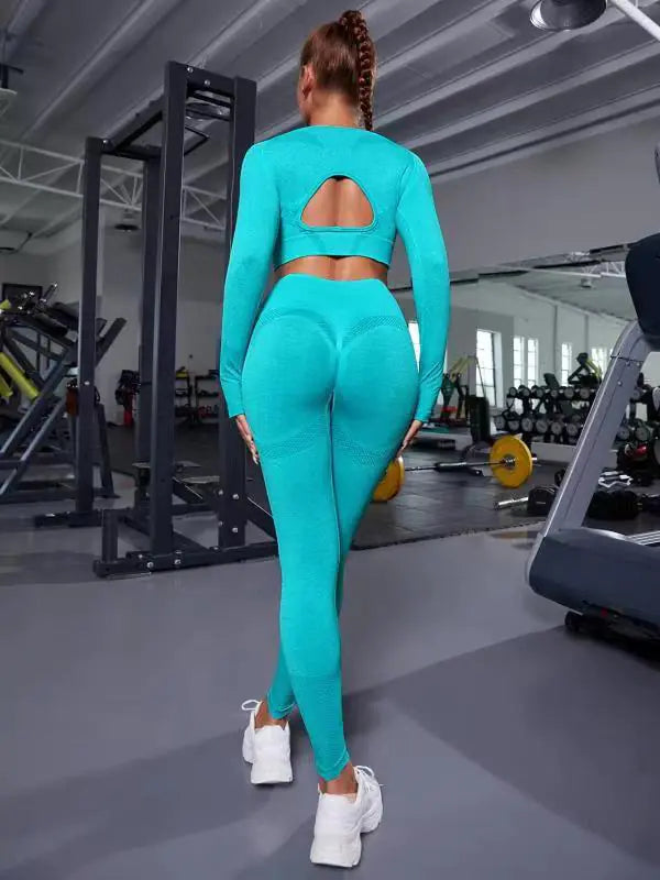 New Seamless Yoga and Running 2-Piece Set