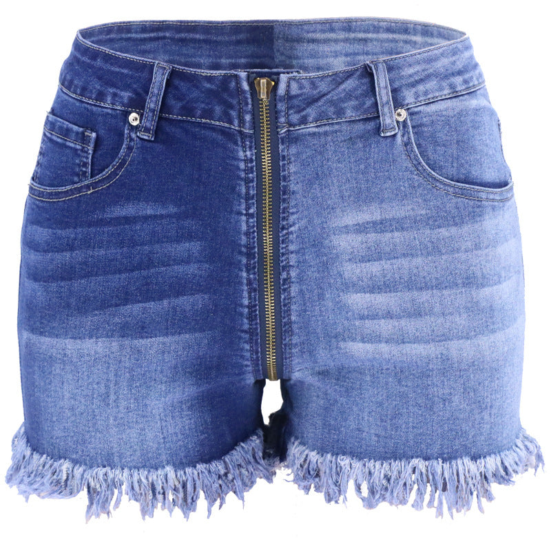 Slim High Waist Women's Street Jeans
