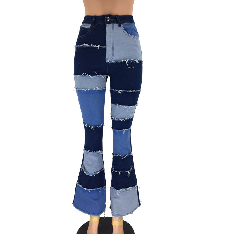 High Waist Denim Flare Pants for Women - Spring 2020