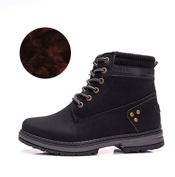 Martin velvet women boots plus