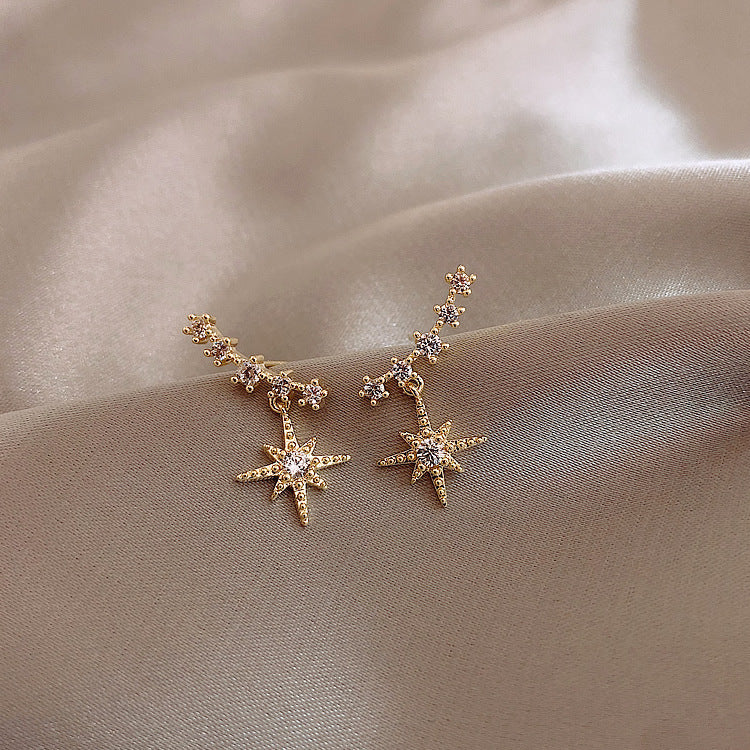 Earrings small temperament earrings