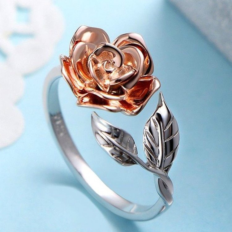Rose Adjustable Ring. Stylish and Fashionable