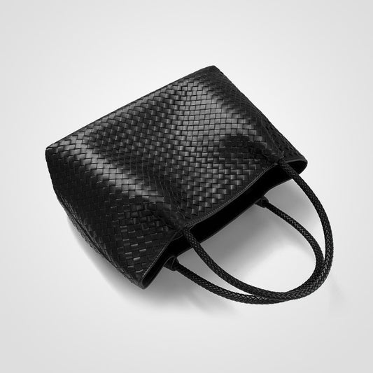The First Layer of Cowhide Hand-woven Handbags