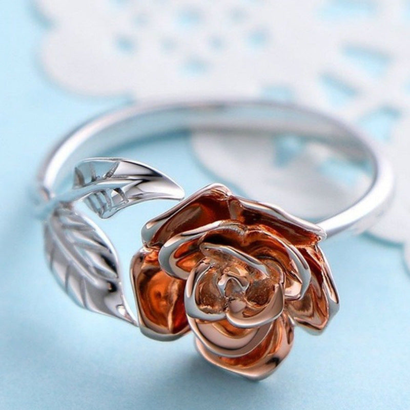 Rose Adjustable Ring. Stylish and Fashionable