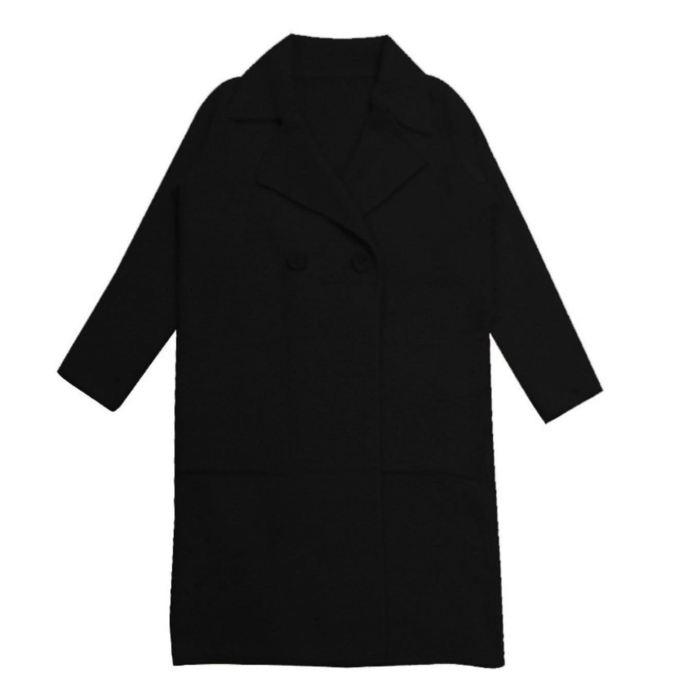 Women's Mid-length Loose Mink Velvet Cardigan Coat