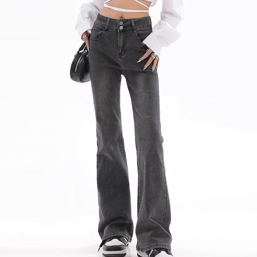Women's Retro American Slightly Flared Jeans