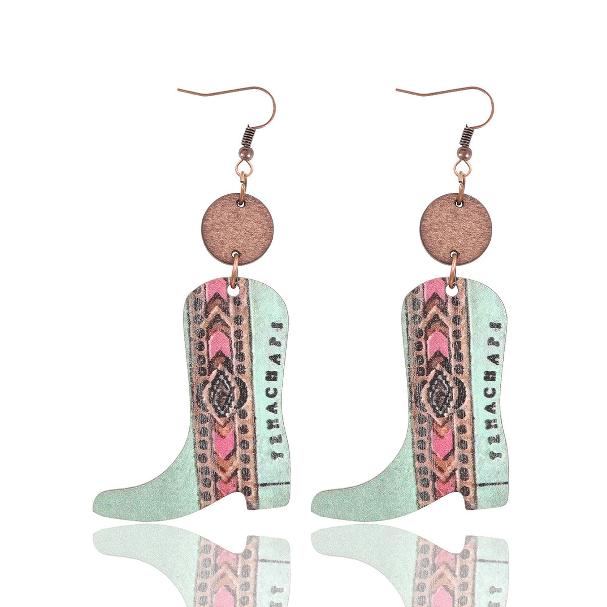 Western Floral Earrings - Vintage Style for Women