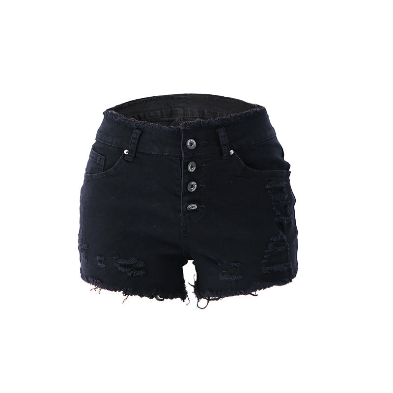 Fringe Women's Jeans with Buttons